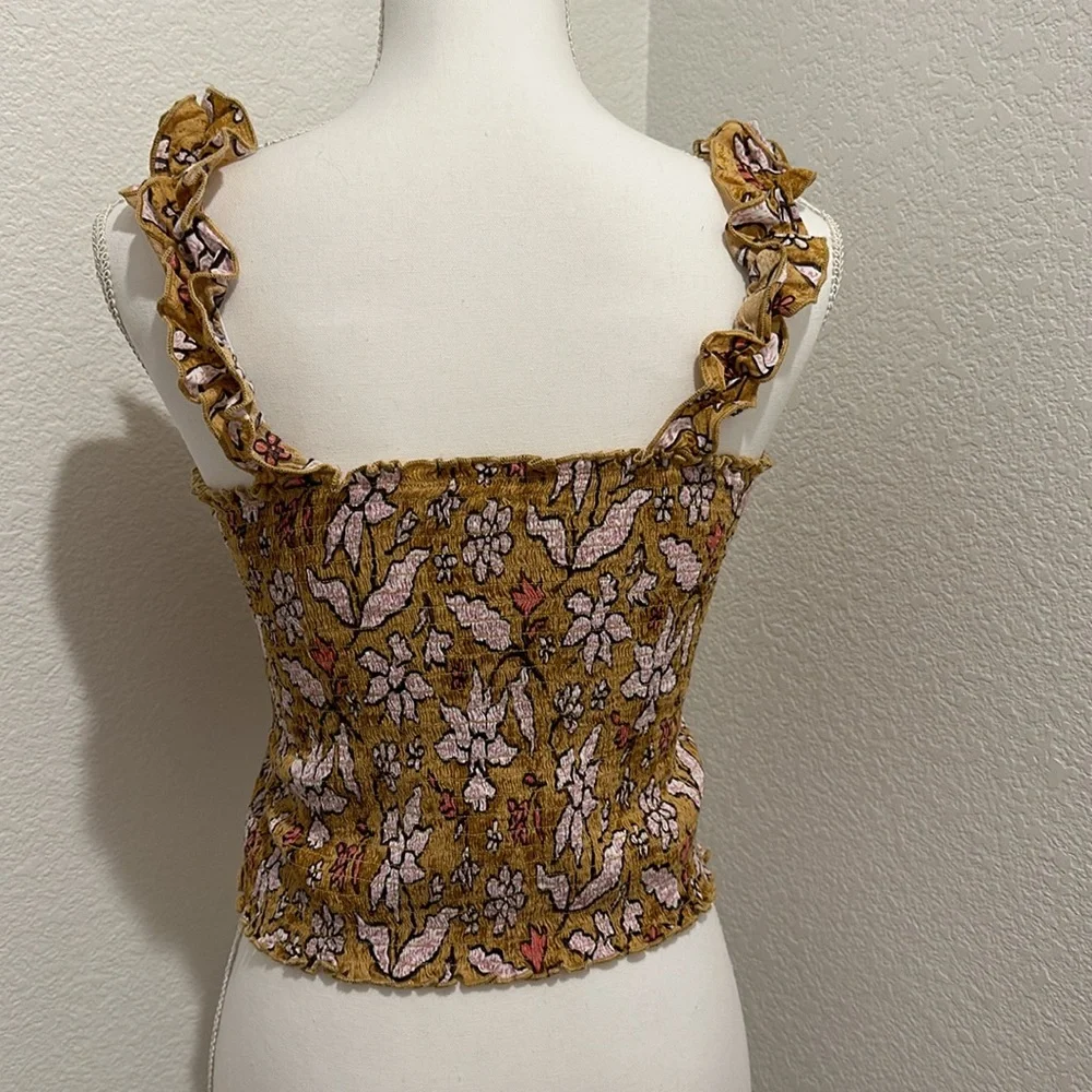 Aerie floral crop tank medium - Picture 3 of 4